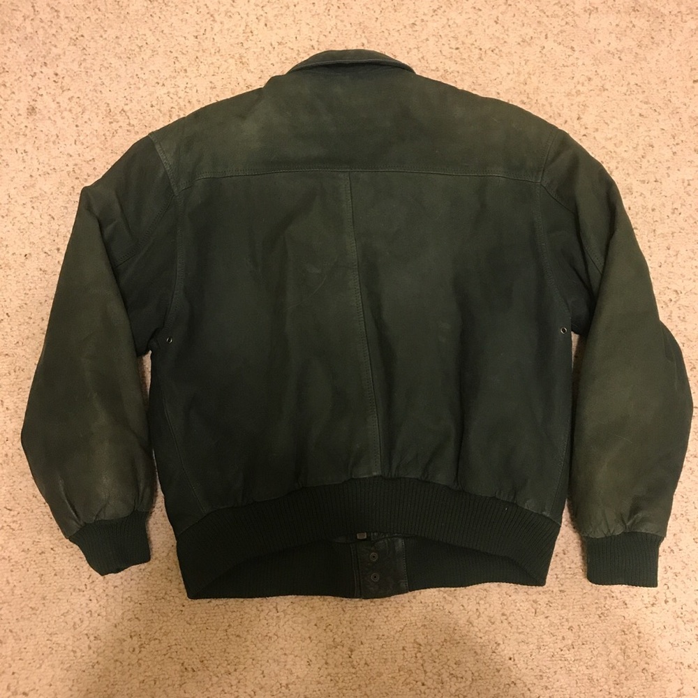 Vintage 90’s Paris Sports Club Leather Coat - Picture 2 of 4